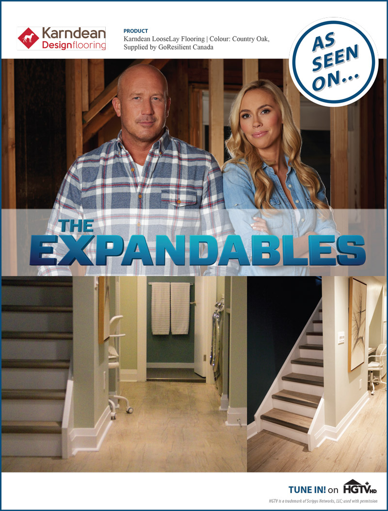 Karndean Designflooring once again features on HGTV’s The Expandables
