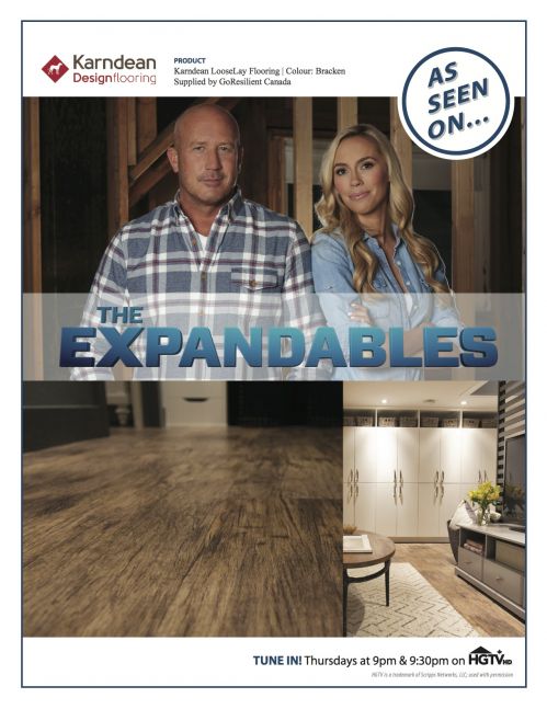 Karndean Designflooring features on HGTV’s The Expandables