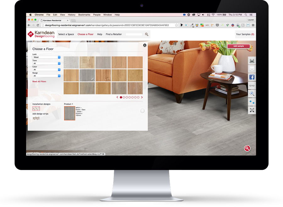 FLOORSTYLE INTERACTIVE ROOM VIEWER